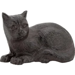 Chat décoratif en fonte