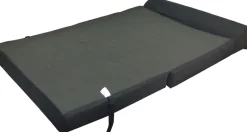 Chauffeuse double unie en coton (Noir)