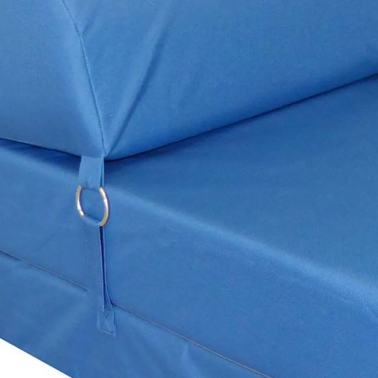 Chauffeuse en tissu enduit Seattle (Bleu)