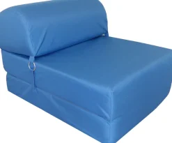 Chauffeuse en tissu enduit Seattle (Bleu)