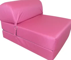 Chauffeuse en tissu enduit Seattle (Rose)