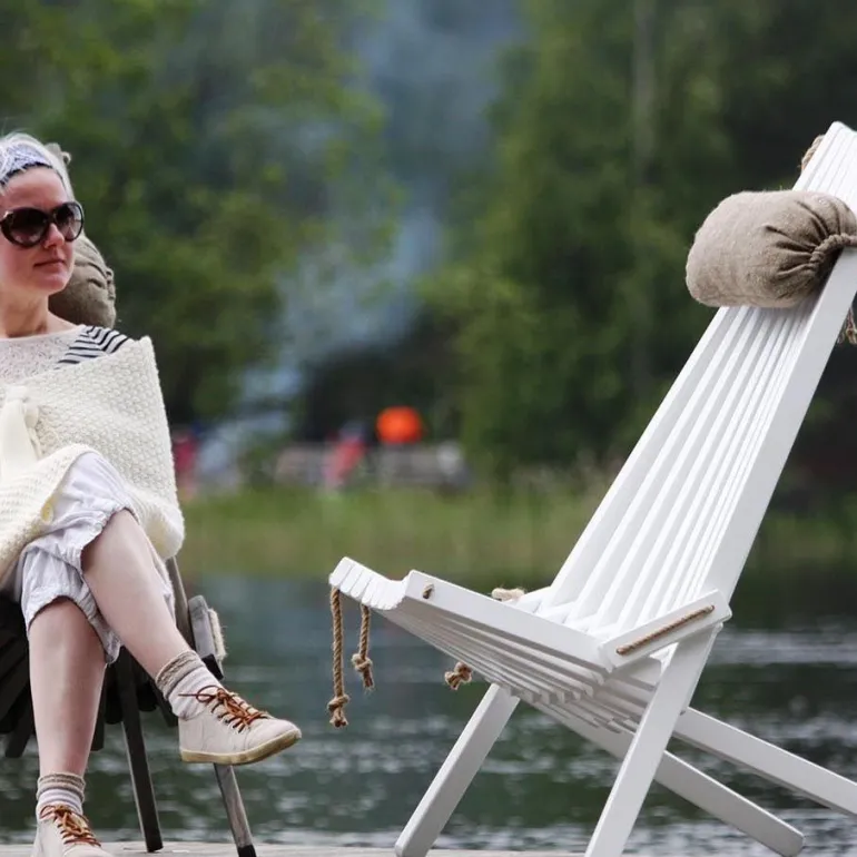 Chilienne en bois EcoChair (Pin blanc)