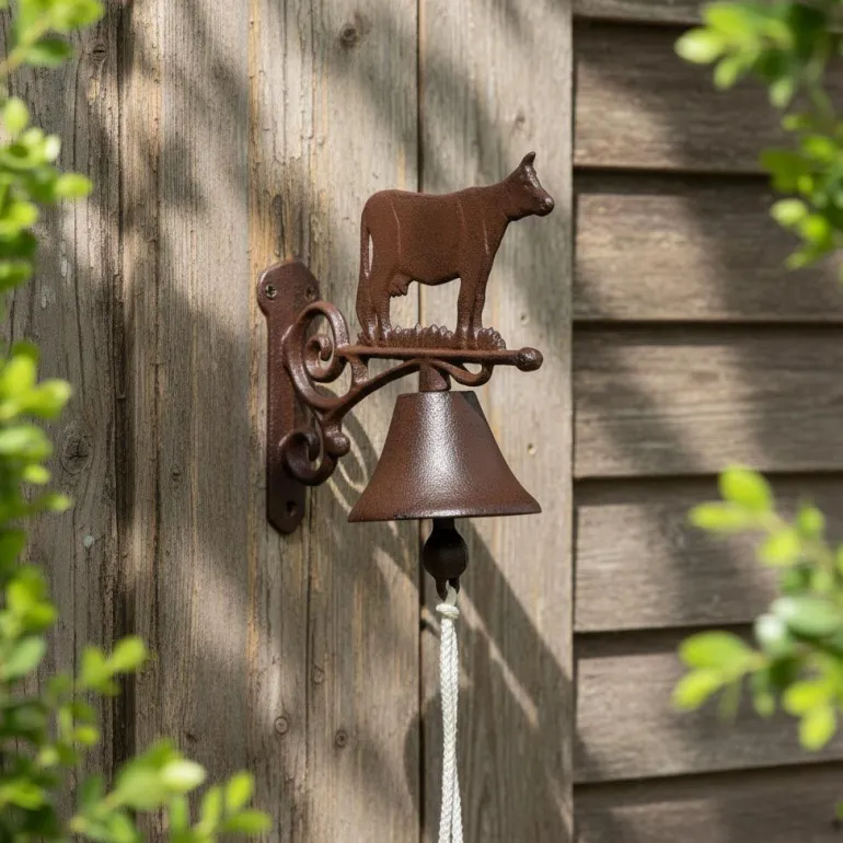 Cloche de jardin en fonte (Vache)