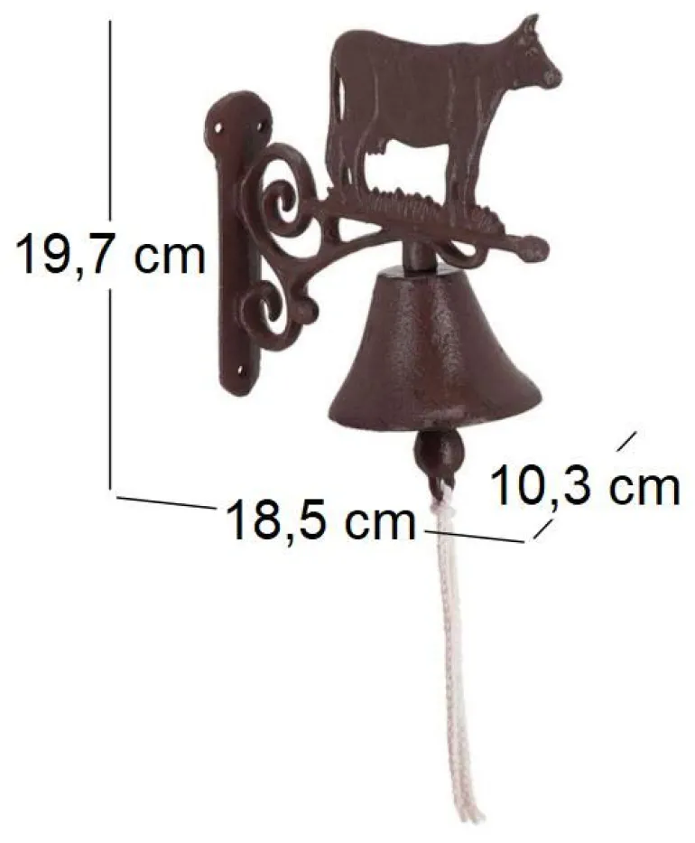 Cloche de jardin en fonte (Vache)