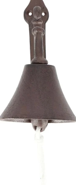 Cloche de jardin fleurs en fonte