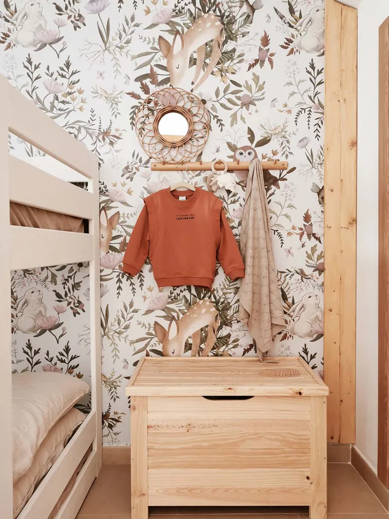 Coffre de rangement en pin 85L