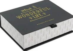 Coffret 6 bougies à la vanille "A wonderful life" (Noir)