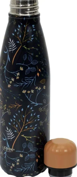 Coffret bouteille isotherme 50 cl avec mousqueton (Nature)