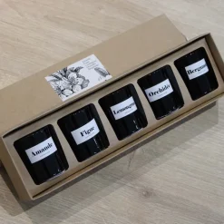 Coffret de 5 bougies parfumées Intemporels