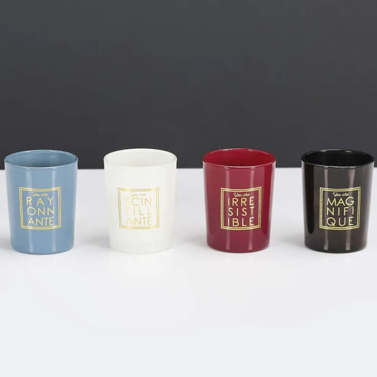 Coffret de 4 bougies senteur fleur de coton You are