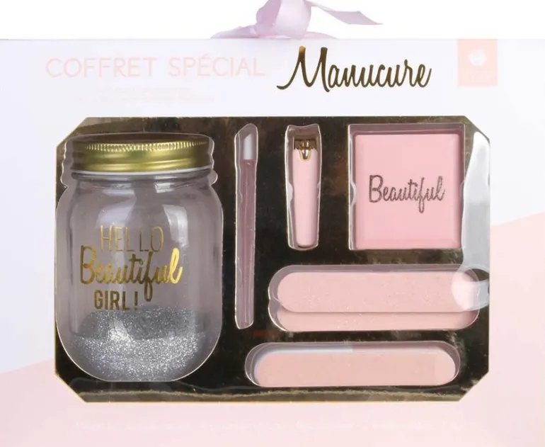 Coffret spécial manucure "Hello beautiful girl"