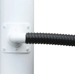 Collecteur d'eau blanc pour gouttière circulaire (Pour descente circulaire 100 mm)