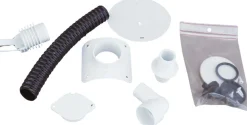 Collecteur d'eau blanc pour gouttière circulaire (Pour descente circulaire 100 mm)