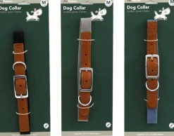 Collier en polyester pour chien (Lot de 3) (M - 46 cm)