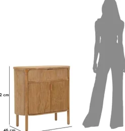 Commode en bois de sapin Gothenburg 81 x 46 x 82 cm