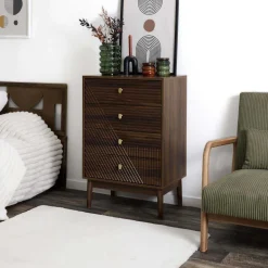 Commode en bois Tiffany