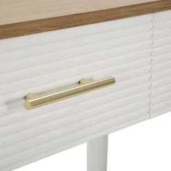 Console en bois avec tiroirs Matera 107 x 37 x 80 cm