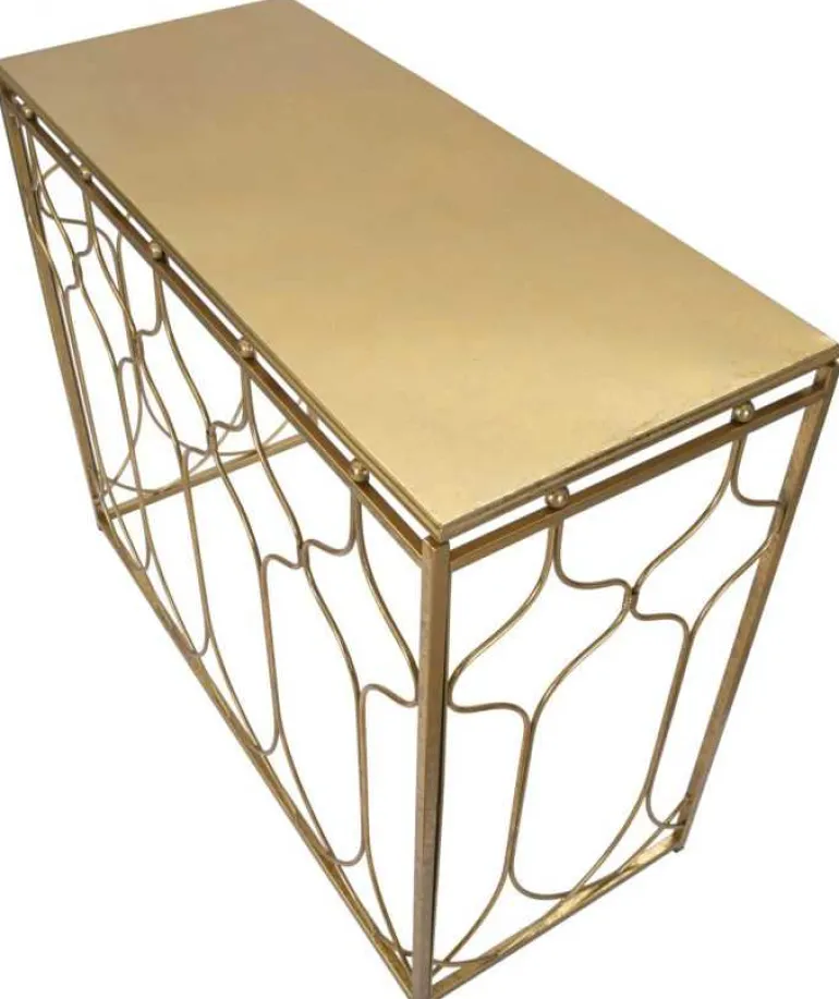 Console en métal doré Arab 96.5 x 41 x 78 cm