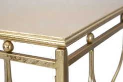 Console en métal doré Arab 96.5 x 41 x 78 cm
