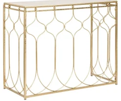 Console en métal doré Arab 96.5 x 41 x 78 cm