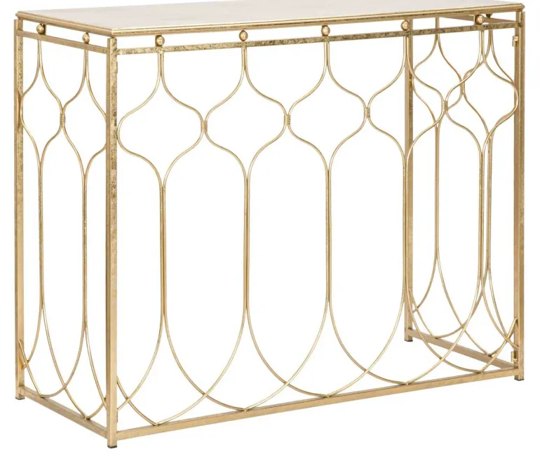 Console en métal doré Arab 96.5 x 41 x 78 cm