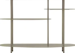 Console en métal Saturn 118 x 34 x 82 cm (Gris)