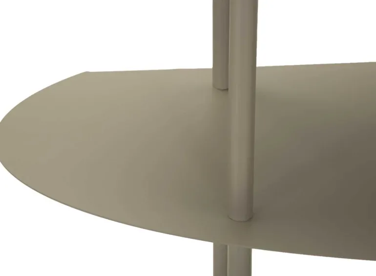 Console en métal Saturn 118 x 34 x 82 cm (Gris)