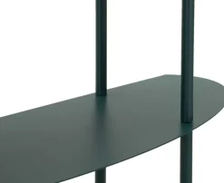 Console en métal Saturn 90 x 28 x 81 cm (Vert)