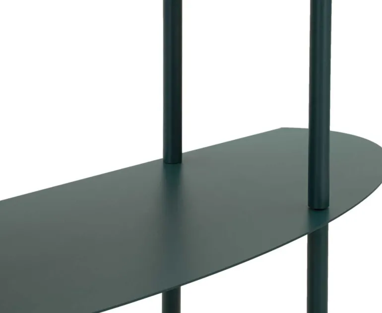 Console en métal Saturn 90 x 28 x 81 cm (Vert)