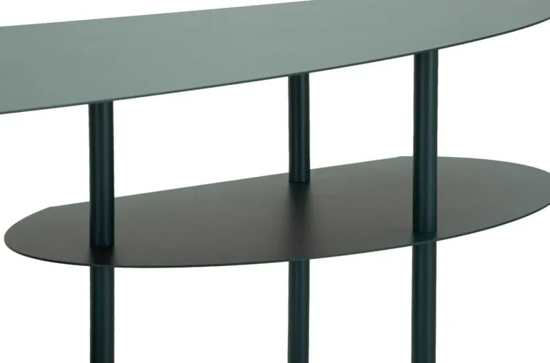 Console en métal Saturn 118 x 34 x 82 cm (Vert)