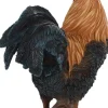 Coq debout en résine 24 cm