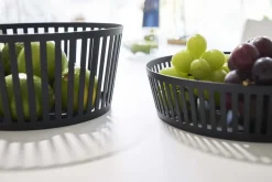 Corbeille à fruits en métal Tower (Noir)