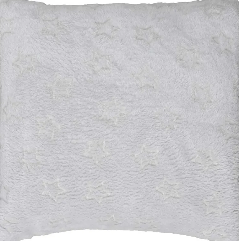 Coussin avec étoiles phosphorescentes 40 cm (Gris)