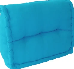 Coussin cale-rein en coton coloré (Turquoise)