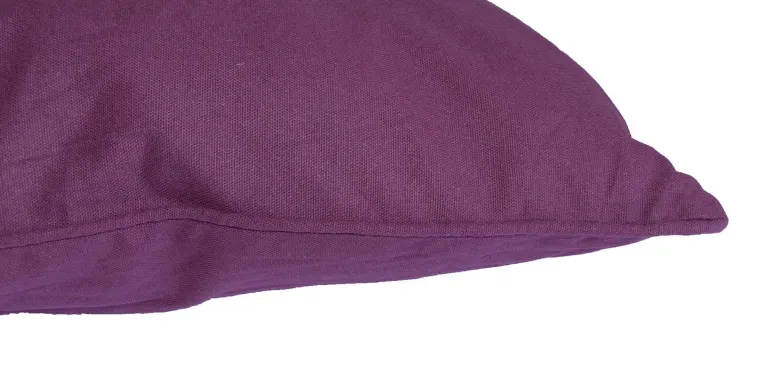 Coussin carré pour dossier de canapé 60 cm (Aubergine)