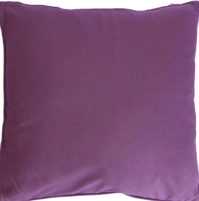 Coussin carré pour dossier de canapé 60 cm (Aubergine)