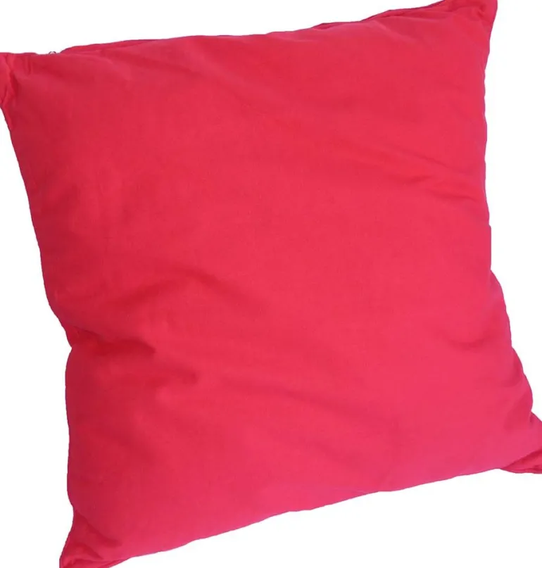 Coussin carré pour dossier de canapé 60 cm (Rouge)