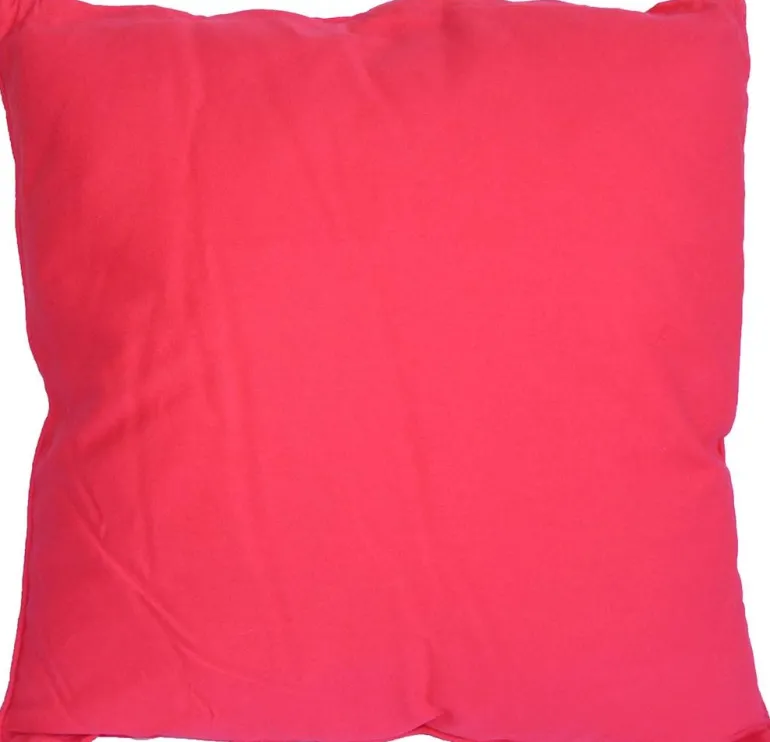 Coussin carré pour dossier de canapé 60 cm (Rouge)