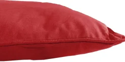 Coussin carré pour dossier de canapé 60 cm (Rouge)