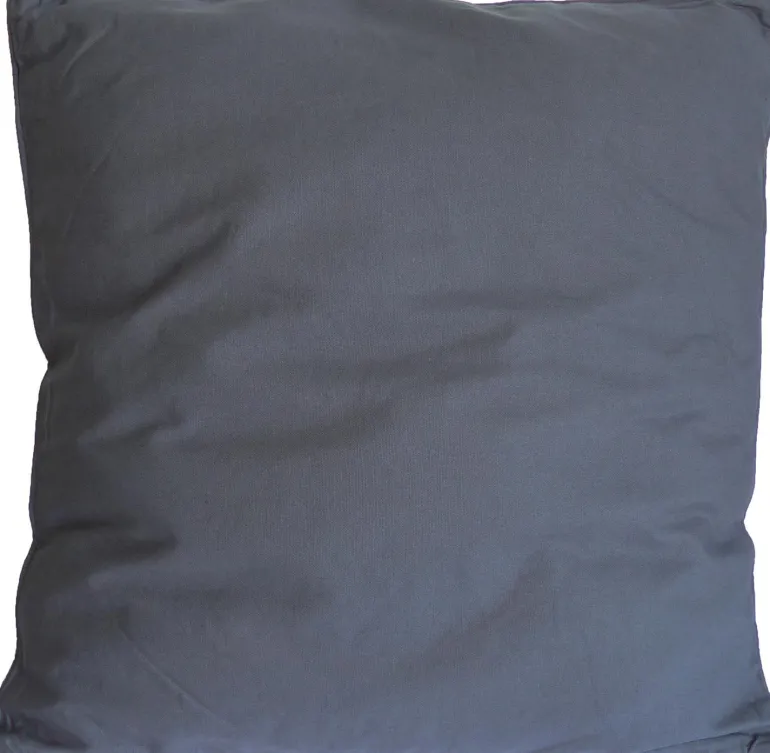 Coussin carré pour dossier de canapé 60 cm (Gris)