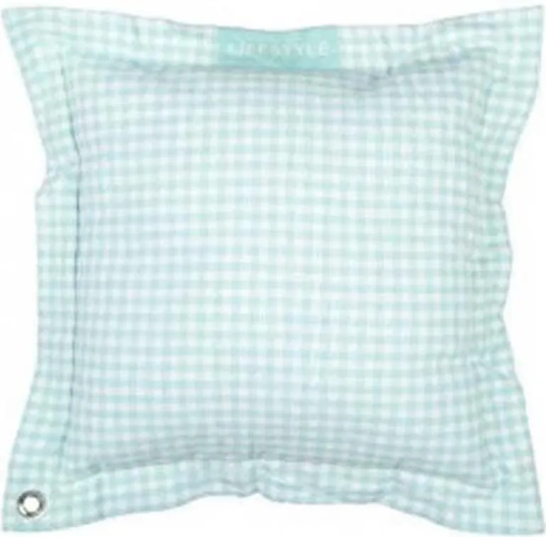 Coussin déco 45cm 100% coton St Tropez (Vert)