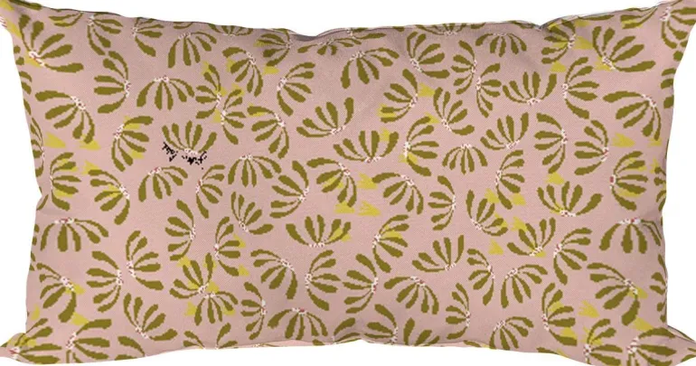 Coussin décoratif en tissu Délicatesse (60 x 50 cm)