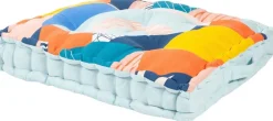 Coussin de sol en coton 60 x 60 x 12 cm (Imprimé Papercut)