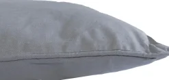 Coussin en coton coloré Salsa 60 cm (Gris Clair)