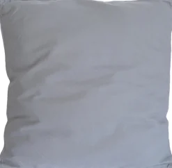 Coussin en coton coloré Salsa 60 cm (Gris Clair)