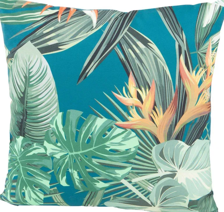 Coussin en coton imprimé 45 x 45 cm (Imprimé Silencio)