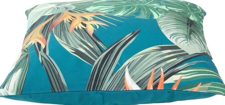 Coussin en coton imprimé 45 x 45 cm (Imprimé Silencio)