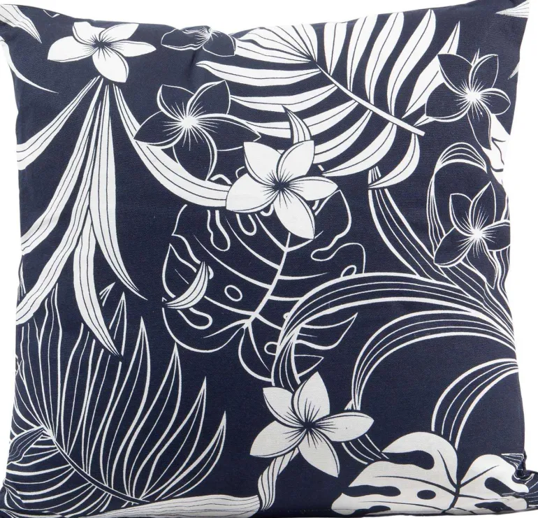 Coussin en coton imprimé 45 x 45 cm (Imprimé Latina)