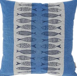 Coussin en coton Sea 45 x 45 cm (Poissons)