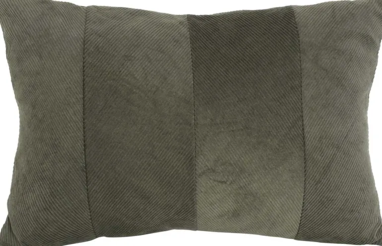 Coussin en velours Velvet 60 x 40 cm (Vert mousse)